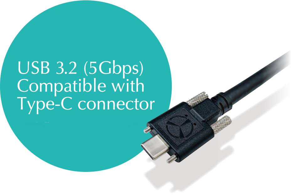 USB 3.2 (5 Gbps) Compatible with Type-C connector