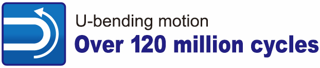 U-bending motion : Over 120 million cycles