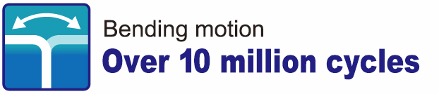 Bending motion : Over 10 million cycles