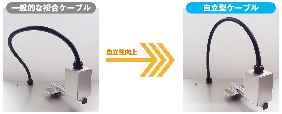 自立型ケーブルの例2