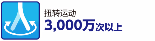 扭转运动 3,000万次以上
