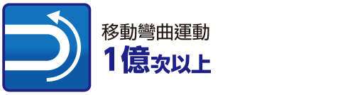 移動彎曲運動 1億次以上